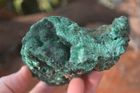 Natural Chatoyant Silky Malachite Specimens  x 3 From Kasompe, Congo