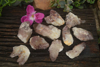 Natural Red Hematoid Quartz Specimens x 12 From Karoi, Zimbabwe - TopRock