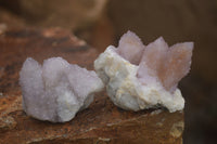 Natural Small Spirit Quartz Crystals & Clusters  x 35 From Boekenhouthoek, South Africa - TopRock