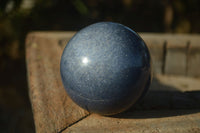 Polished Blue Lazulite Spheres  x 2 From Madagascar - Toprock Gemstones and Minerals 