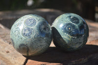 Polished Stromatolite / Kambamba Jasper Spheres  x 4 From Madagascar - Toprock Gemstones and Minerals 