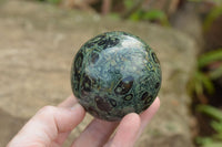 Polished Stromatolite / Kambamba Jasper Spheres  x 4 From Katsepy, Madagascar - TopRock