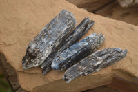 Natural Single Blue Kyanite Crystals  x 13 From Karoi, Zimbabwe