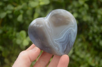 Polished Mixed Agate Hearts  x 6 From Madagascar