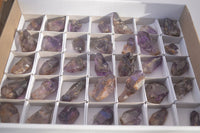 Natural Royal Zulu Window Amethyst Crystals x 35 From, South Africa