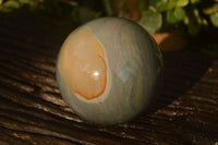 Polished  Polychrome / Picasso Jasper Spheres  x 2 From Mahajanga, Madagascar