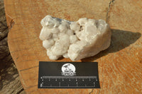 Natural White Quartz Clusters x 3 From Madagascar - TopRock