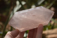 Polished Double Terminated Pink Rose Quartz Points  x 4 From Ambatondrazaka, Madagascar - TopRock