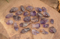 Natural Royal Zulu Window Amethyst Crystals x 35 From, South Africa