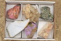 Natural Mixed Selection Of Minerals  x 6 From Southern Africa - TopRock