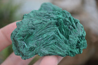 Natural Chatoyant Silky Malachite Specimens  x 6 From Kasompe, Congo - Toprock Gemstones and Minerals 