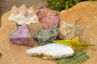 Natural Mixed Selection Of Minerals  x 6 From Southern Africa - TopRock