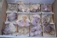 Natural Mixed Spirit Quartz Clusters  x 12 From Boekenhouthoek, South Africa - Toprock Gemstones and Minerals 