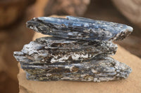 Natural Single Blue Kyanite Crystals  x 13 From Karoi, Zimbabwe