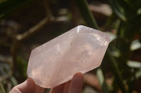 Polished Double Terminated Pink Rose Quartz Points  x 4 From Ambatondrazaka, Madagascar - TopRock