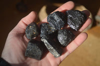 Natural Rough Schorl Black Tourmaline Crystals x 35 From Zimbabwe