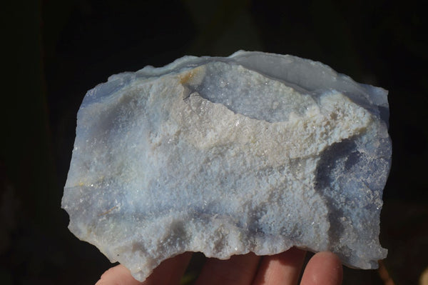 Natural Etched Blue Chalcedony Specimens  x 4 From Nsanje, Malawi