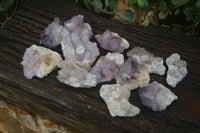 Natural Mixed Spirit Quartz Clusters  x 12 From Boekenhouthoek, South Africa - Toprock Gemstones and Minerals 