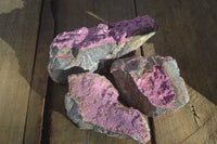 Natural Pink Salrose Cobaltion Dolomite Specimens  x 3 From Kakanda, Congo