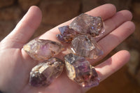 Natural Royal Zulu Window Amethyst Crystals x 35 From, South Africa