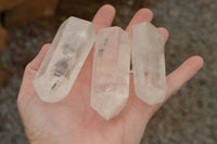 Polished Clear Quartz Crystal Points x 6 From Madagascar - TopRock