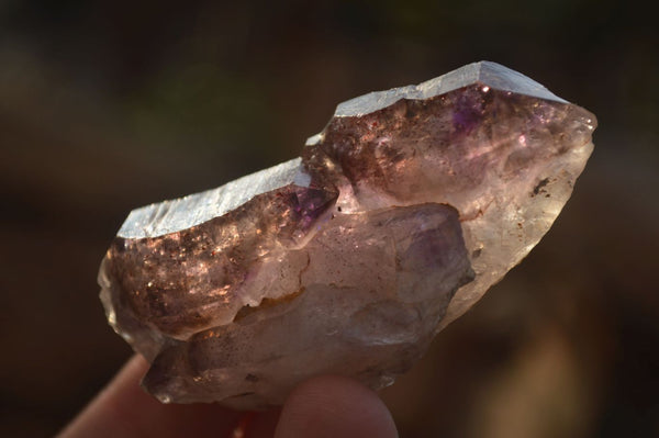 Natural Long Amethyst Crystals  x 12 From Chiredzi, Zimbabwe