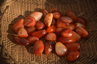 Polished  Carnelian Agate Tumble Stones  x 1 Kg Lot From Madagascar