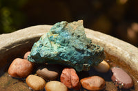 Natural Rough Blue Shattuckite Specimens  x 12 From Kaokoveld, Namibia - TopRock