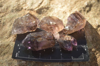 Natural Royal Zulu Window Amethyst Crystals x 35 From, South Africa