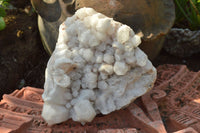 Natural White Quartz Clusters x 3 From Madagascar - TopRock