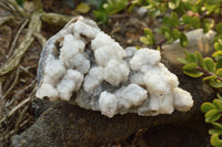 Natural Crystalline Hollow "Snow" Quartz Clusters  x 4 From Alberts Mountain, Lesotho - TopRock