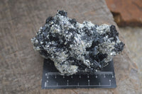 Natural Schorl Black Tourmaline Specimens With Hyalite Opal x 2 From Erongo Mountains, Namibia - TopRock