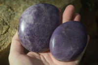 Polished Purple Lepidolite Free Forms  x 12 From Zimbabwe - Toprock Gemstones and Minerals 