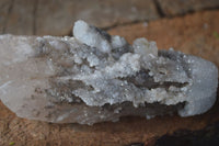 Natural Drusy Quartz Coated Calcite Crystals  x 12 From Alberts Mountain, Lesotho - Toprock Gemstones and Minerals 