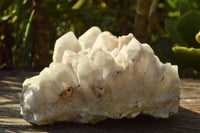 Natural White Quartz Clusters x 3 From Madagascar - TopRock