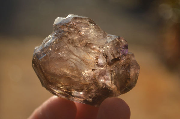 Natural Window Amethyst Crystal Specimens  x 12 From Chiredzi, Zimbabwe