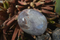 Polished Smokey Dream Amethyst Palm Stones  x 12 From Madagascar - Toprock Gemstones and Minerals 