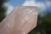 Polished Double Terminated Pink Rose Quartz Points  x 4 From Ambatondrazaka, Madagascar - TopRock