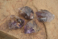 Natural Royal Zulu Window Amethyst Crystals x 12 From, South Africa