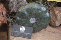 Polished Green Serpentine Pumpkin Carvings  x 2 From Zimbabwe - Toprock Gemstones and Minerals 