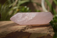 Polished Double Terminated Pink Rose Quartz Points  x 4 From Ambatondrazaka, Madagascar - TopRock