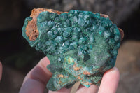 Natural Emerald Dioptase & Malachite Specimens  x 2 From Likasi, Congo - Toprock Gemstones and Minerals 