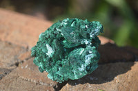 Natural Chatoyant Silky Malachite Specimens  x 12 From Kasompe, Congo - Toprock Gemstones and Minerals 