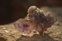 Natural Long Amethyst Crystals  x 12 From Chiredzi, Zimbabwe