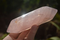 Polished Double Terminated Pink Rose Quartz Points  x 4 From Ambatondrazaka, Madagascar - TopRock