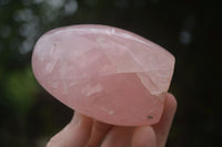 Polished Gemmy Pink Rose Quartz Standing Free Forms  x 3 From Ambatondrazaka, Madagascar - TopRock