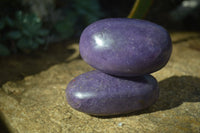 Polished Purple Lepidolite Free Forms  x 12 From Zimbabwe - Toprock Gemstones and Minerals 