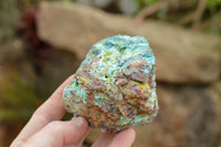 Natural Rough Blue Shattuckite Specimens  x 4 From Namibia - TopRock