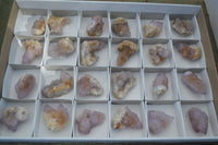 Natural Small Mixed Spirit Amethyst / Ametrine Specimens  x 24 From Boekenhouthoek, South Africa - Toprock Gemstones and Minerals 