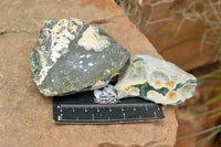 Natural Green Mtorolite / Emerald Chrysoprase Cutting Material  x 32 From Zimbabwe - TopRock